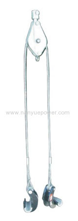 Two Twin double bundled conductor lifter tools lifting device conductor lifting equipment to hoist two conducting wires