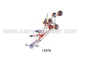 Eight Bundled Conductors Inspection Trolley and Line Cart