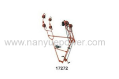Two Conductors Bundle Line Cart inspection trolleys for overhead transmission lines construction