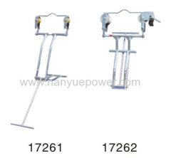 Two Conductors Bundle Line Cart inspection trolleys for overhead transmission lines construction