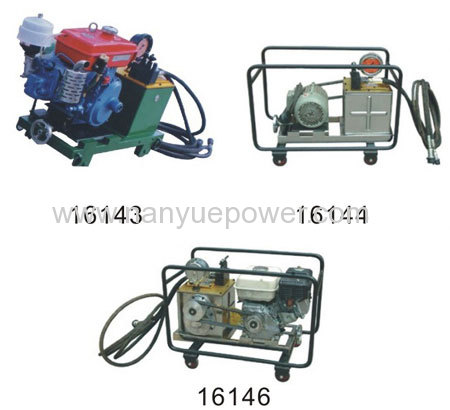 Superhigh pressure hydraulic pump station hydraulic power units pack with diesel gaoline electric engine optional