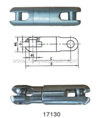 U-Shape Bend Resistance Connector specially designed and made to connect the pilot wire rope