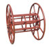 Cradle Reel Elevators Rope Play Out Reel Stand to load the steel wire rope