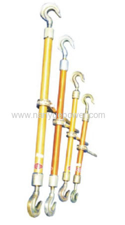 Aluminum alloy double-hook ratchet turnbuckle to tighten up the steel wire rope and stranded wire