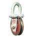 Safety locking with conductor guard for tension stringing Universal stringing pulley blocks