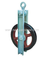 50~300KN High speed re-directional turning cable pulley block stringing wire rope pulley blocks