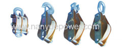 Light Nylon Sheave Lifing Tackle Pulley Blocks with heavy strength.