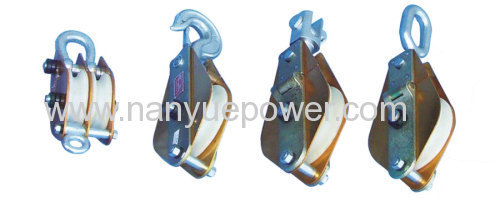 Aluminous alloy MC nylon sheave snatch pully blocks hoisting tackle sag pulley blocks