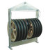 1040mm diameter overhead conductor transmission line stringing wire rope cable pulley blocks tension stringing equipment