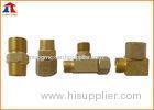 Brass Piping Fitting Pipeline Accessories Copper Big Tee Joint For Control Panel