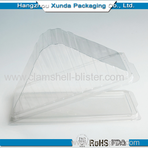 Disposable plastic sandwich container