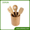 Bamboo kitchen item holder