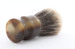 Shaving brush with resin handle