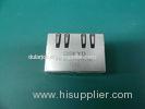 1000Base-Tx 10 Pin 2 Port RJ45 Female Jack 10P8C Side Entry , KRJ-201QGYNL Tab-Down