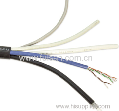 Combo Coaxial Cable and LAN Cable 2RG6+2cat6