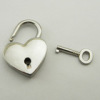Decorative heart metal Padlock for handbag Bag Purse Accessories