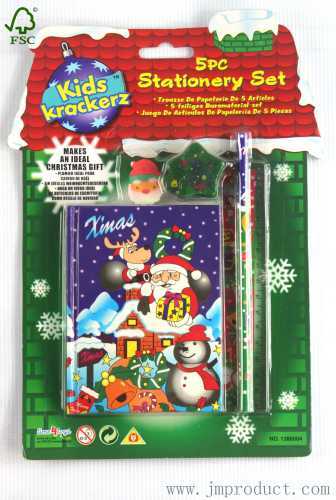 5p Christmas stationery set