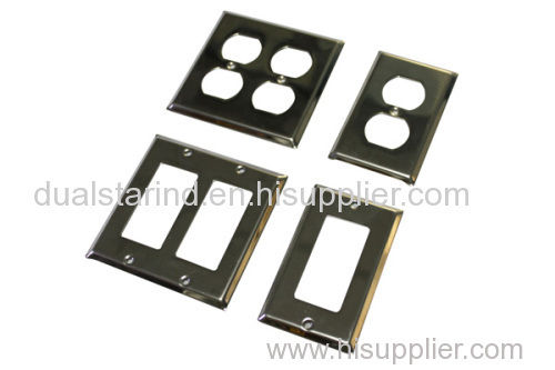 Polished stainless steel faceplates are made out of SS304, SS316