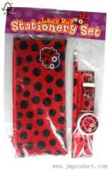 5pc ladybug stationery set