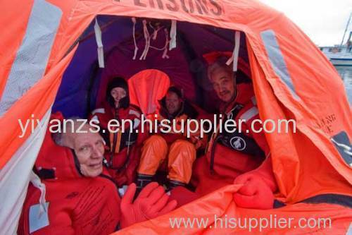 ATOB-10\12 MAN THROW OVER BOARD LIFERAFT