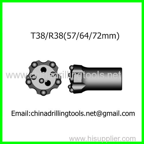 R38 mining tools thread drilling bits