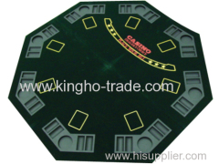 Octagonal 4 Folding Poker Table Top china supplier