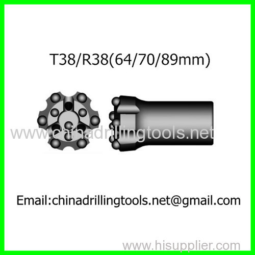 R38 mining tools thread drilling bits