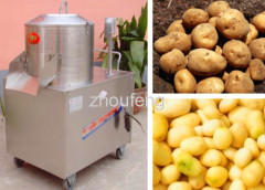 Potato washing and peeling machine