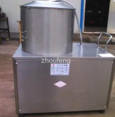 Potato washing and peeling machine