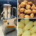 High capacity potato washer and peeler