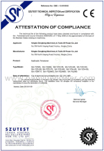 Hydraulic conductor tensioner CE certificate