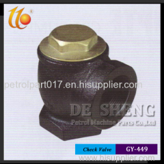 Fuel Dispenser Angle Check Valve