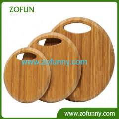 bamboo cutting board with stainless steel handle