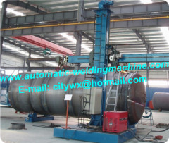 High Efficient Pipe Welding Manipulator , Stationary Welding Column And Boom