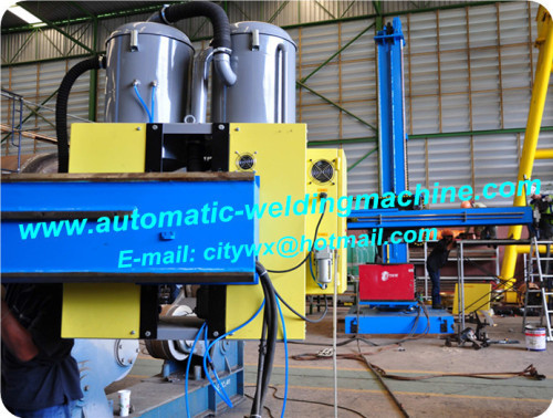 Submerged Arc Auto Pipe Welding Manipulator with Flux Recovery Unit Adjustable