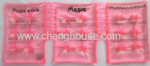 Magic Click Reusable Instant Heat Gel Pack - 3 folds