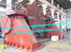 Automatic seat type rotating and tilting welding positioner for pressure vessel