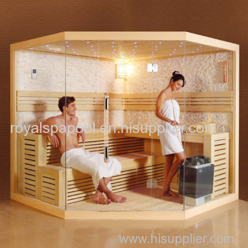 Newest Design Luxury Traditional Culture Stone Dry Sauna Room