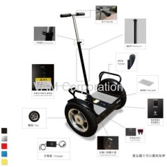 Two Wheel Electric Self Balancing Scooters unicycle For Patrol compared with Segway