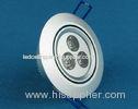 Energy Saving 3 x 1W Recessed LED Downlight 270lm 60degree 2700K