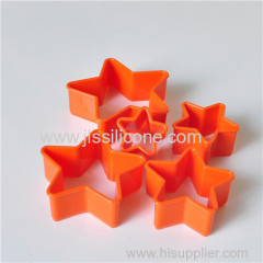 Star shaped silicone cookies mold wholesaler