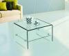 Modern design bent glass coffee table