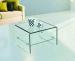 F-002S Modern design bent glass coffee table