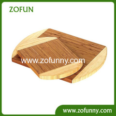 Hot-selling vegetable bamboo cutting board with handle