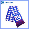 football fan jacquard acrylic knitted fan scarf