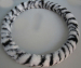 Warm fur soft white rubber steering wheel covers