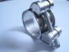 Single Bolt Heavy Duty Hose Clamps Galvanized Iron Steel 1.2mm / 1.5mm