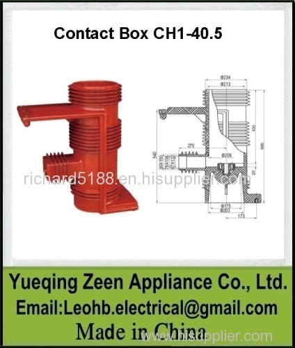 High voltage epoxy resin VCB fitting contact box