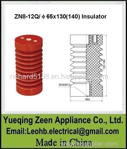 High voltage insulator with capacitive dividers