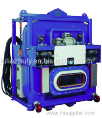 Large oil tank blasting machine